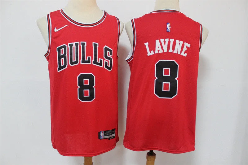 Basketball Jersey For Limited-Time Fan Products-Bulls 8 Zach Lavine Red Diamond 75th Anniversary Swingman Basketball Jersey