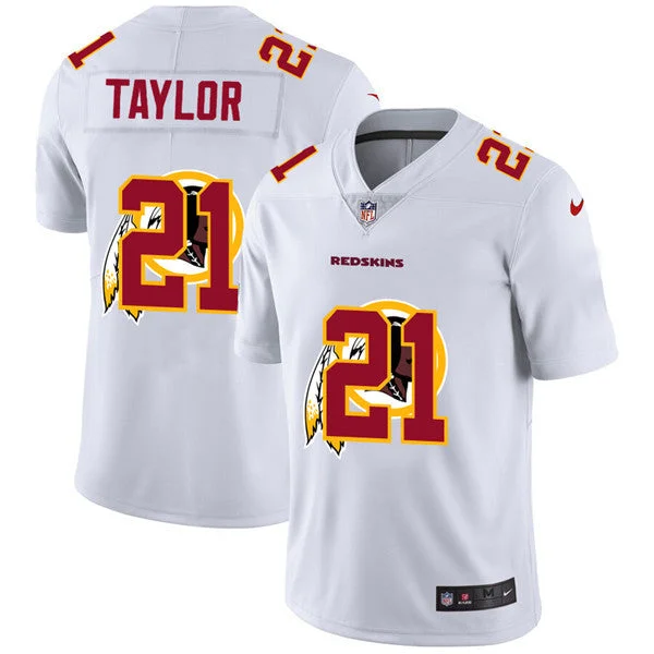 Football Jersey With Custom Text-Men's Washington Football Team #21 Sean Taylor White Stitched Jersey