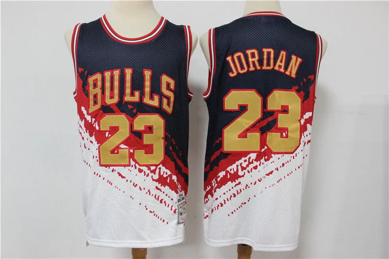 Basketball Jersey For Basketball Fans Merchandise-Bulls 23 Michael Jordan White Independence Day Hardwood Classics Basketball Jersey