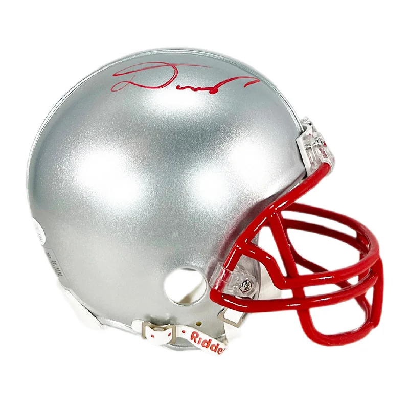 Rugby Helmet With Extra Support-Damien Williams Signed New England Patriots Mini Replica Football Helmet (JSA)