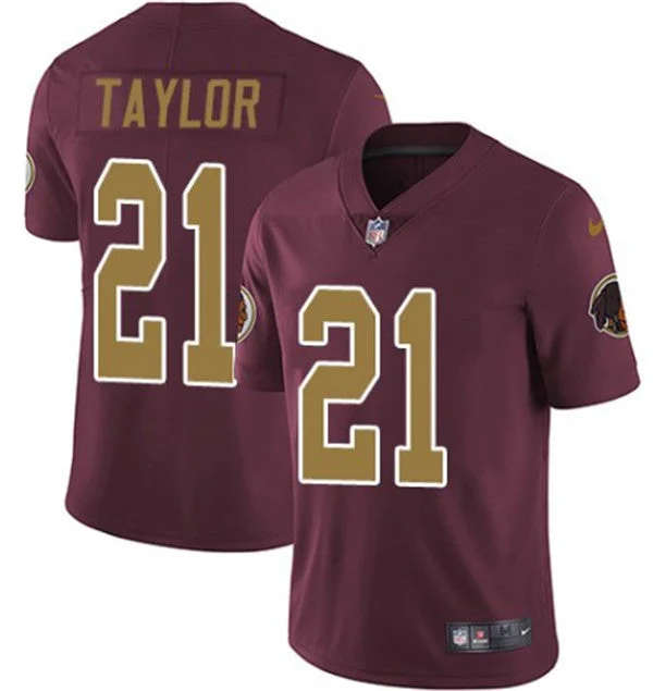 Football Jersey For Football Event Gear-Men's Washington Football Team #21 Sean Taylor Red Color Rush Limited Stitched Jersey