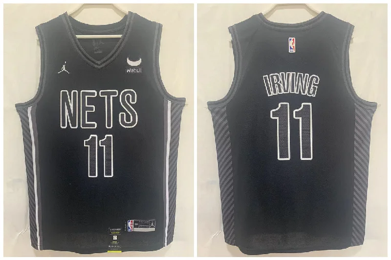 Basketball Jersey For Softball And Basketball Clubs-Nets 11 Kyrie Irving Black 2022-23 Swingman Basketball Jersey