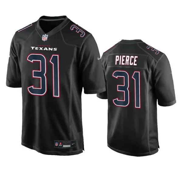 Football Jersey For Custom Team Gifts-Men's Houston Texans #31 Dameon Pierce Black Fashion Vapor Untouchable Limited Football Stitched Jersey