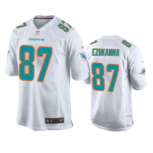 Football Jersey For Special Promotions-Men's Miami Dolphins #87 Erik Ezukanma White Stitched Football Game Jersey