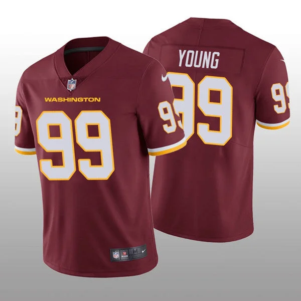 Football Jersey For Fan Club Apparel-Men's Washington Football Team Red #99 Chase Young Vapor Untouchable Limited Stitched Jersey