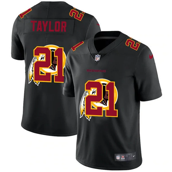 Football Jersey For Personalized Youth Gear-Men's Washington Football Team #21 Sean Taylor Black Shadow Logo Limited Stitched Jersey