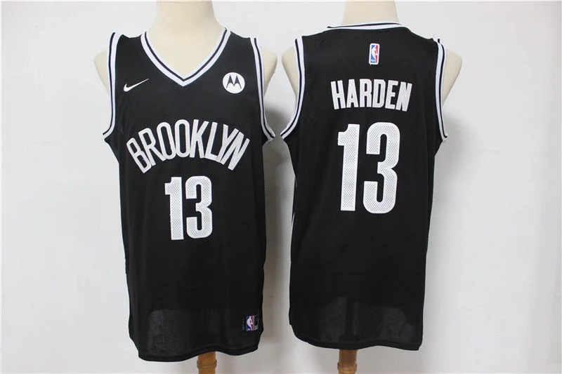 Basketball Jersey With Unique Design-Nets 13 James Harden Black 2021 Swingman Basketball Jersey