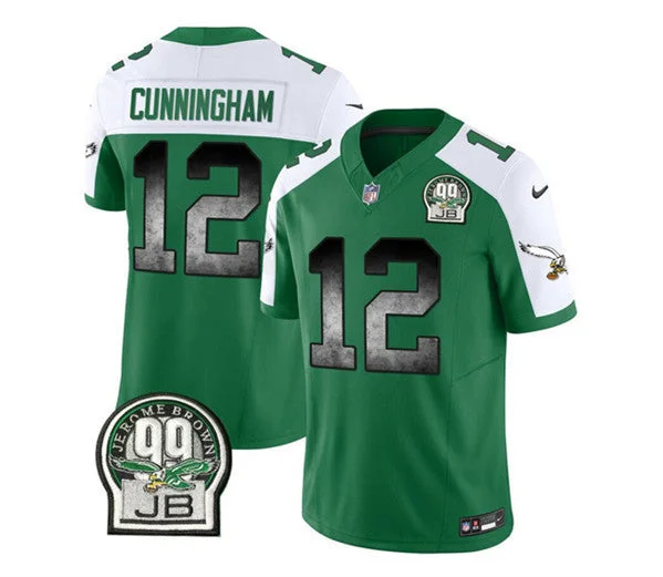 Football Jersey For Limited-Time Fan Products-Men's Philadelphia Eagles #12 Randall Cunningham Green/White 2023 F.U.S.E. Throwback Vapor Untouchable Limited Football Stitched Jersey