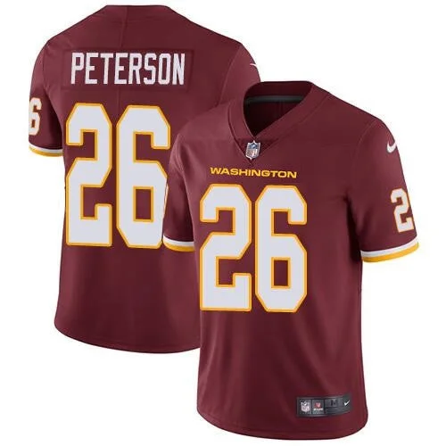 Football Jersey For Special Edition Players-Men's Washington Football Team Red #26 Adrian Peterson Vapor Untouchable Limited Stitched Jersey