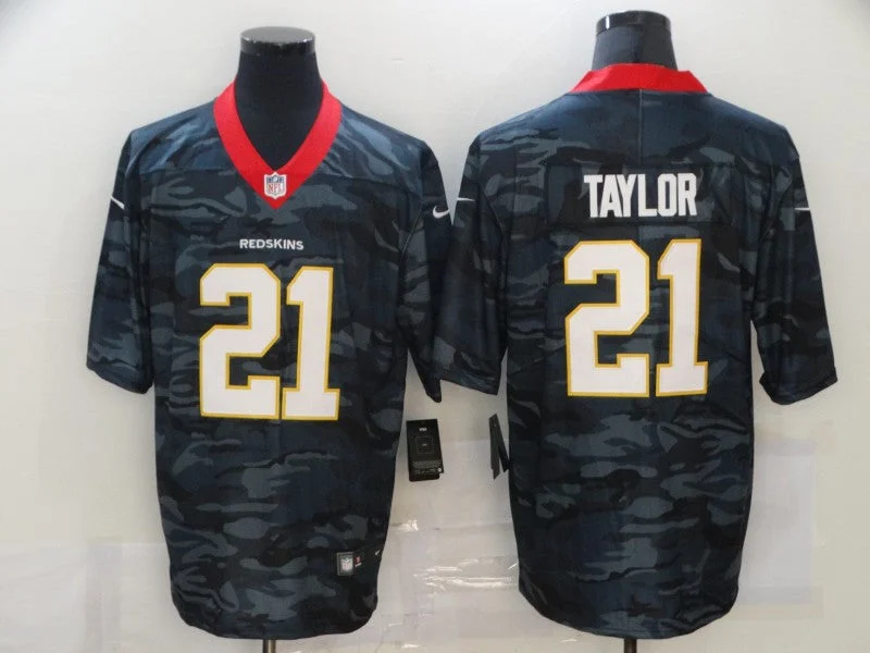 Football Jersey For Group Fundraising-Men's Washington Football Team #21 Sean Taylor 2020 Camo Salute To Service Limited Stitched Jersey