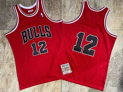 Basketball Jersey For Official Team Gear-Bulls 12 Michael Jordan Red 1990 Hardwood Classics Basketball Jersey