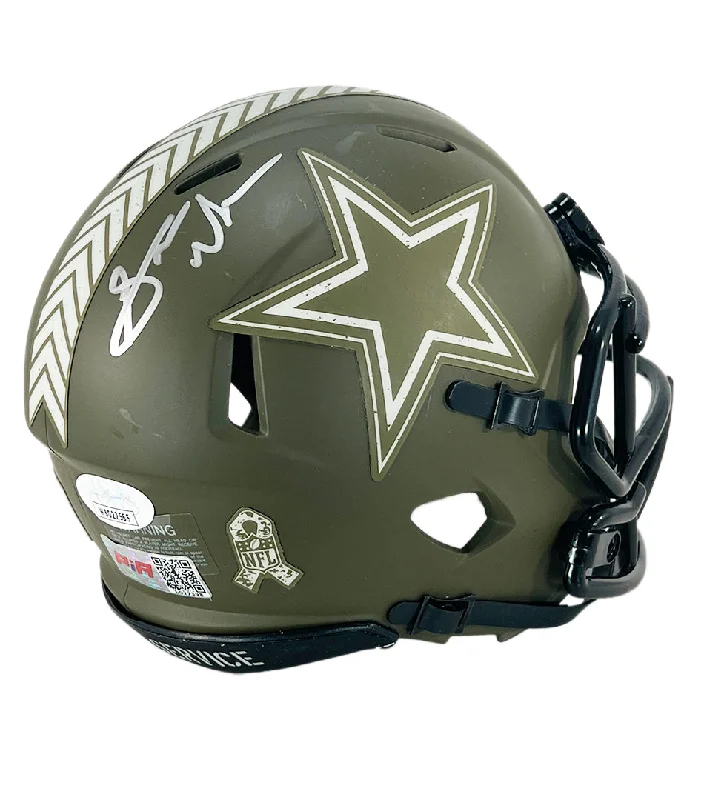 Rugby Helmet For Multi-Use Protection-Sam Williams Signed Dallas Cowboys Salute to Service Speed Mini Football Helmet (JSA)